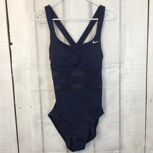 Nike One Piece Swim Suit Navy NESS9365 440 Large L